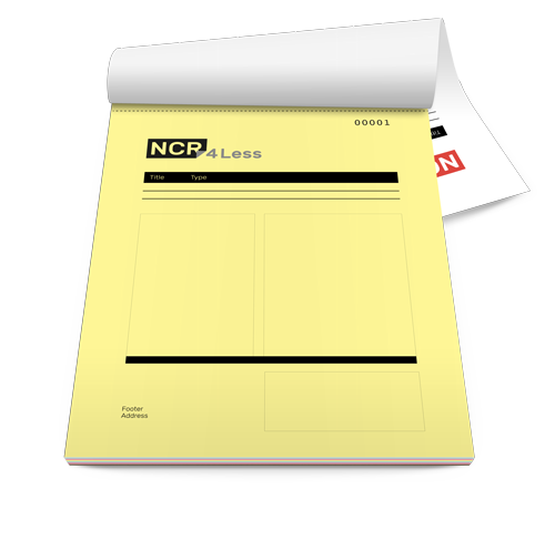 LIBRETAS DE FACTURA NCR FORM (IMPRESO A COLOR)