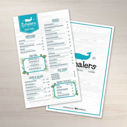 MENUS LAMINADOS (VARIOS TAMAÑOS)