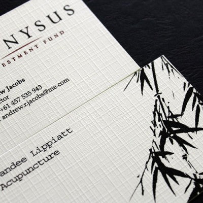 Linen Business Cards (PAPEL HILO)
