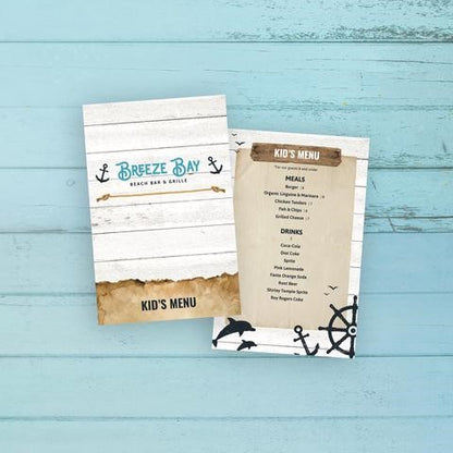MENUS LAMINADOS (VARIOS TAMAÑOS)