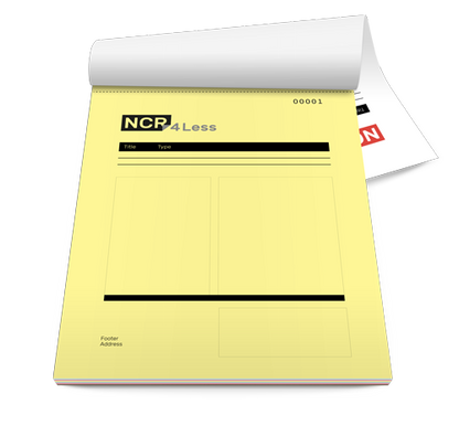 LIBRETAS DE FACTURA NCR FORM (IMPRESO EN NEGRO)